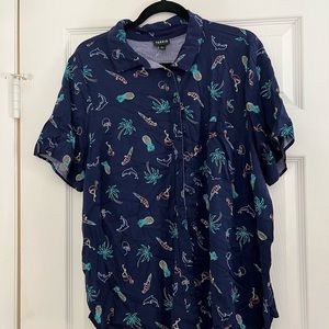 Torrid 2X summer button up